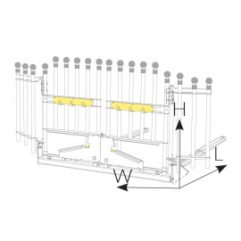 Variogate Double gate - establish an enclosed section in the luggage compartment.