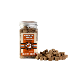 Chicken liver freeze-dried treat is a great choice for young and growing dogs.