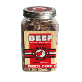 Beef cube treats are a safe choice for every dog and cat.