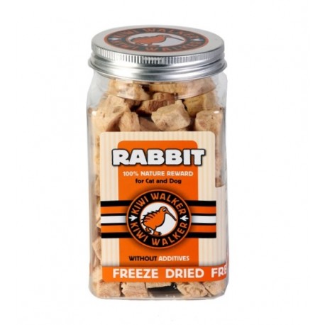 Rabbit meat treats have a lot of B12 and B3 vitamins, lecithin, potassium, and phosphorus.