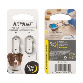 MicroLink™ karabiin ripatsile, nimesildile