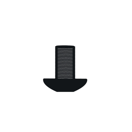 Screw for Variocage G3 and G4 back wall (black)