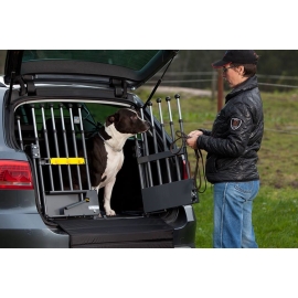 More room for the dog in the car, but still keeping them secured with Variogate.